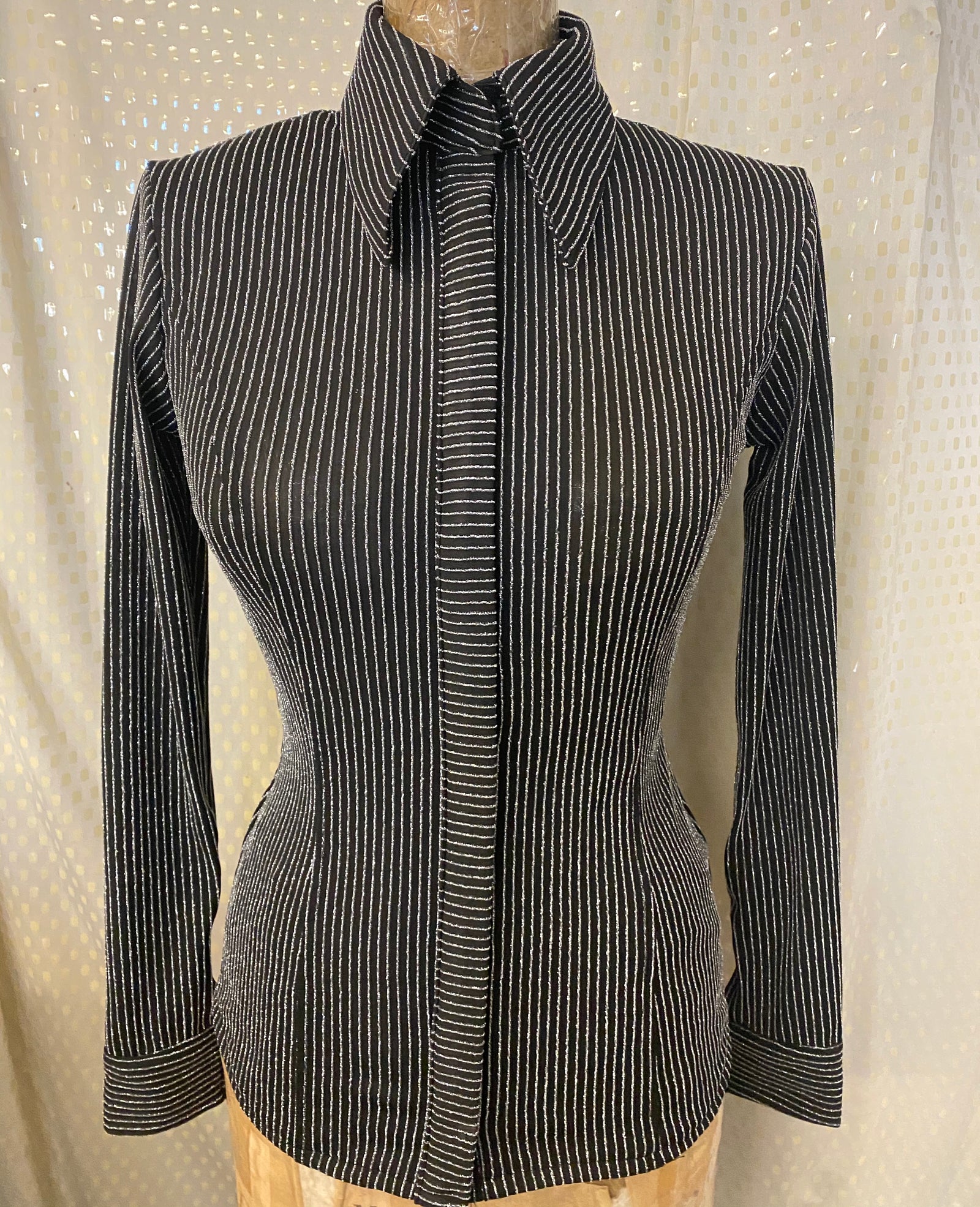 Black / Silver Stripe