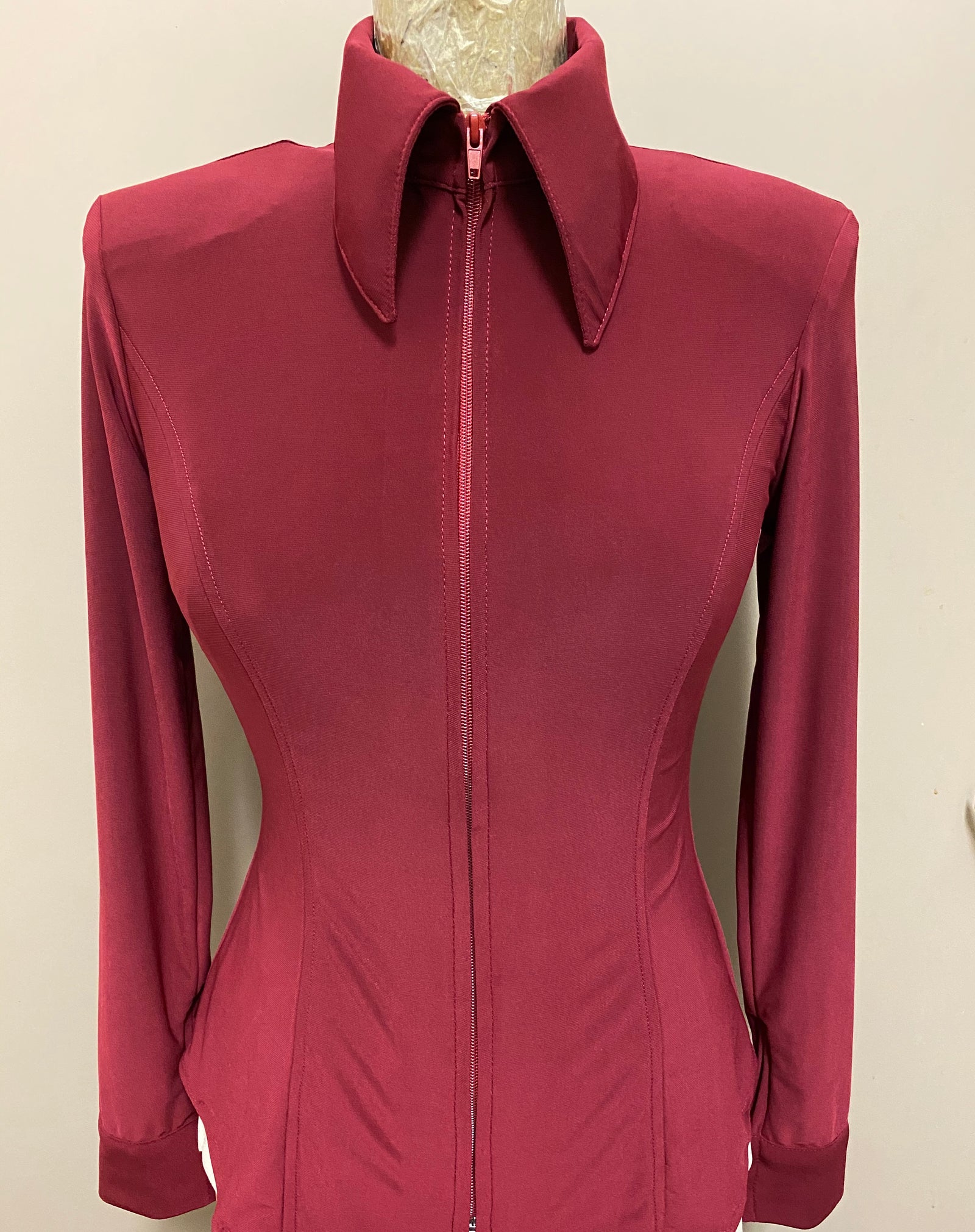 Lycra Fitted Shirt/ Solid Color