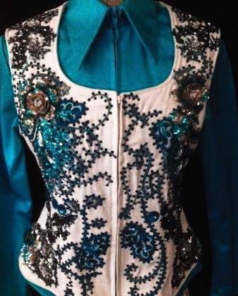 Blue Garden Vest