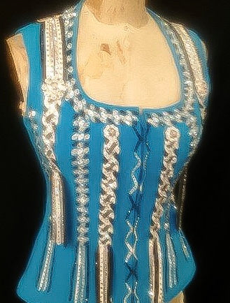 Braided Hand Painted Vest