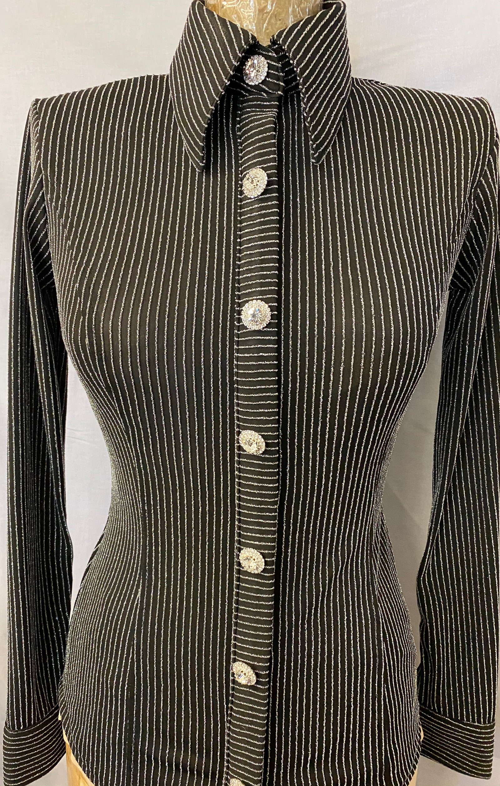 Black / Silver Stripe